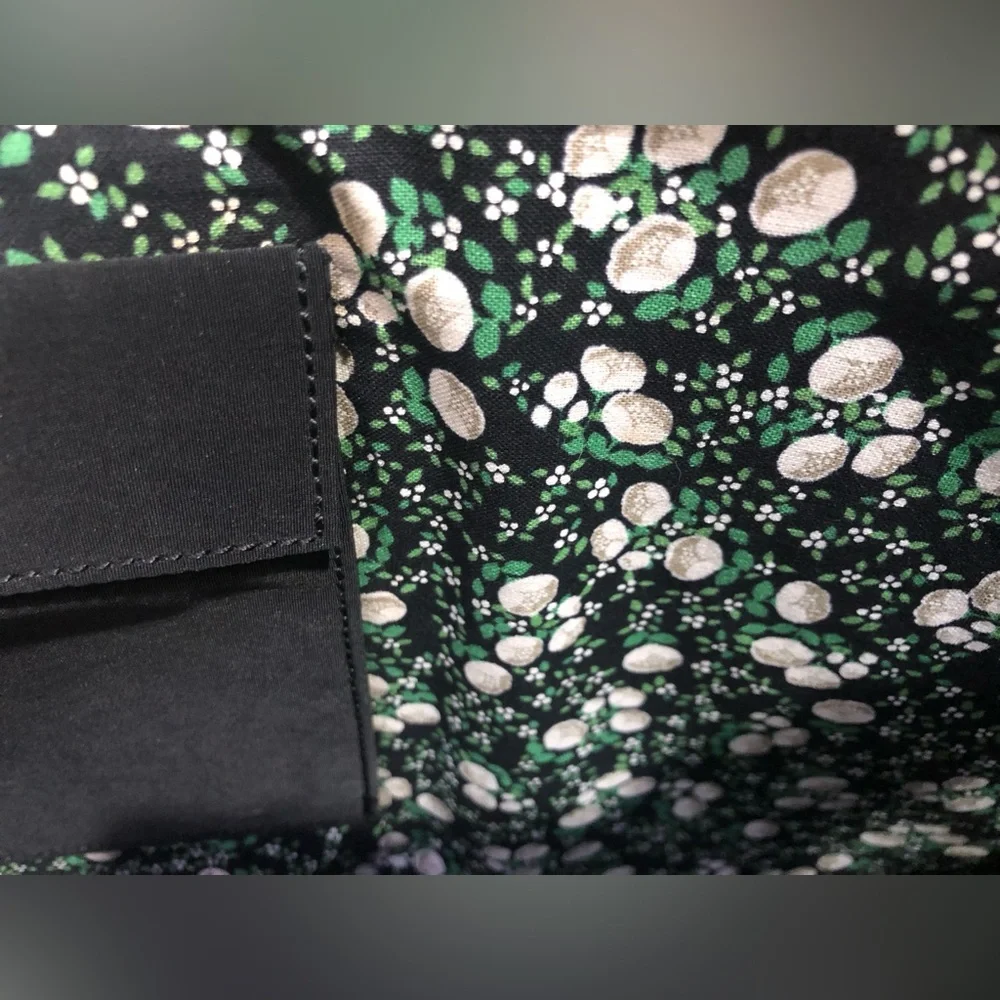Vera Bradley Black Laptop Sleeve 17” X 12”